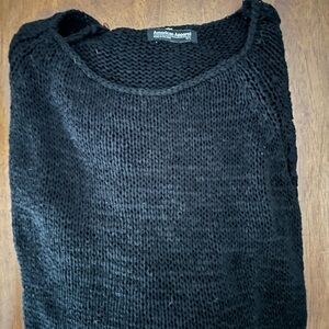 OG American Apparel black open knit sweater